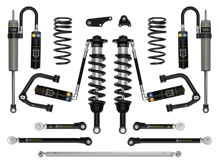 ICON 2025 Toyota 4Runner 4WD, 1.25-3" Lift, Stage 11 Suspension System, Tubular