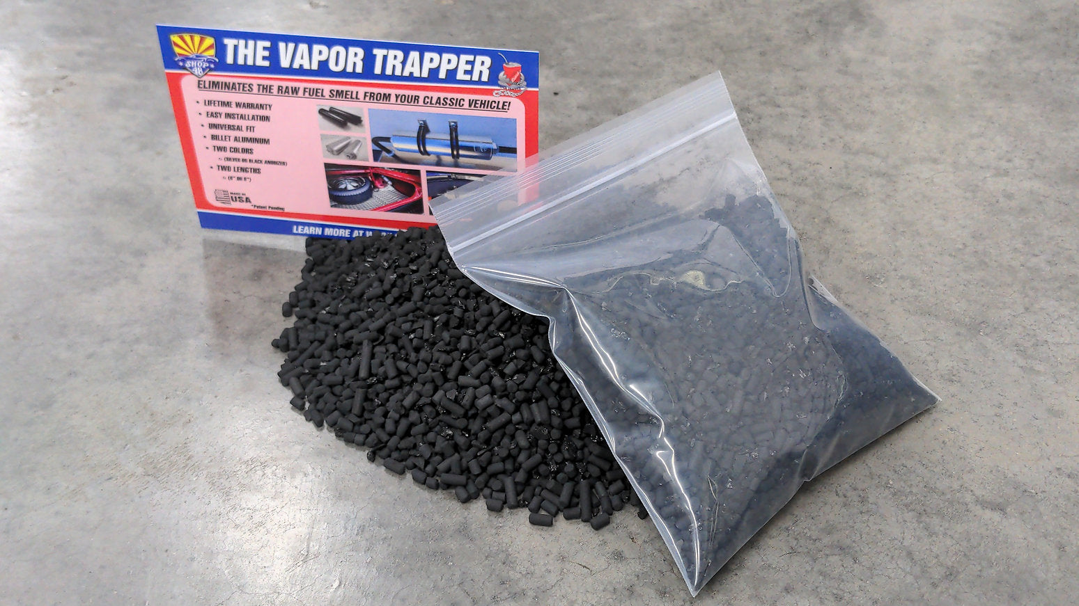 Charcoal Refill Kit for Vapor Trapper Front View
