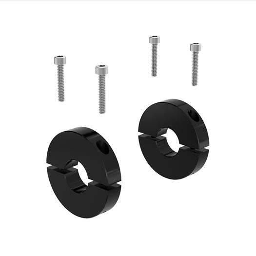 ICON Coilover 1/2" Bump Stop Spacer Kit, 7/8" Shaft Front View