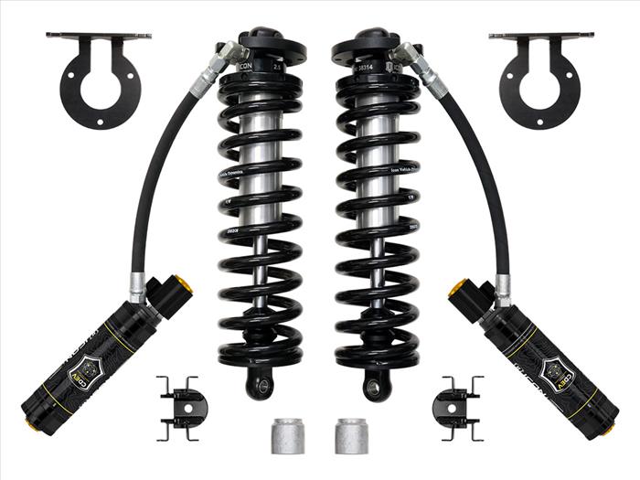 ICON 2023-2025 Ford F-250/F-350 Super Duty 4WD, 2.5-3” Lift, V.S. 2.5 Series Coilover Conversion Kit, Remote Reservoir w/ CDEV