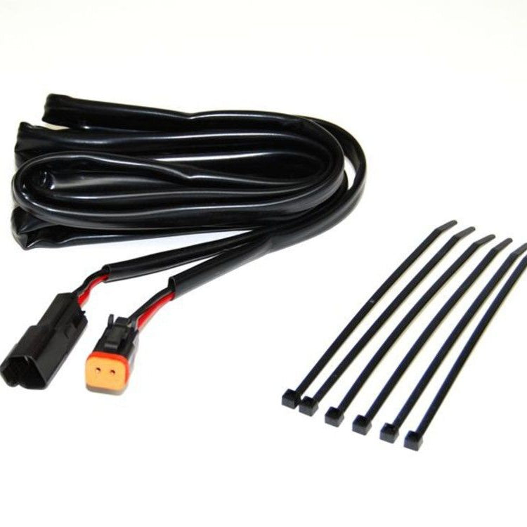 KC HILites 2-Pin Deutsch (DT) Connector Wire Extension Front View