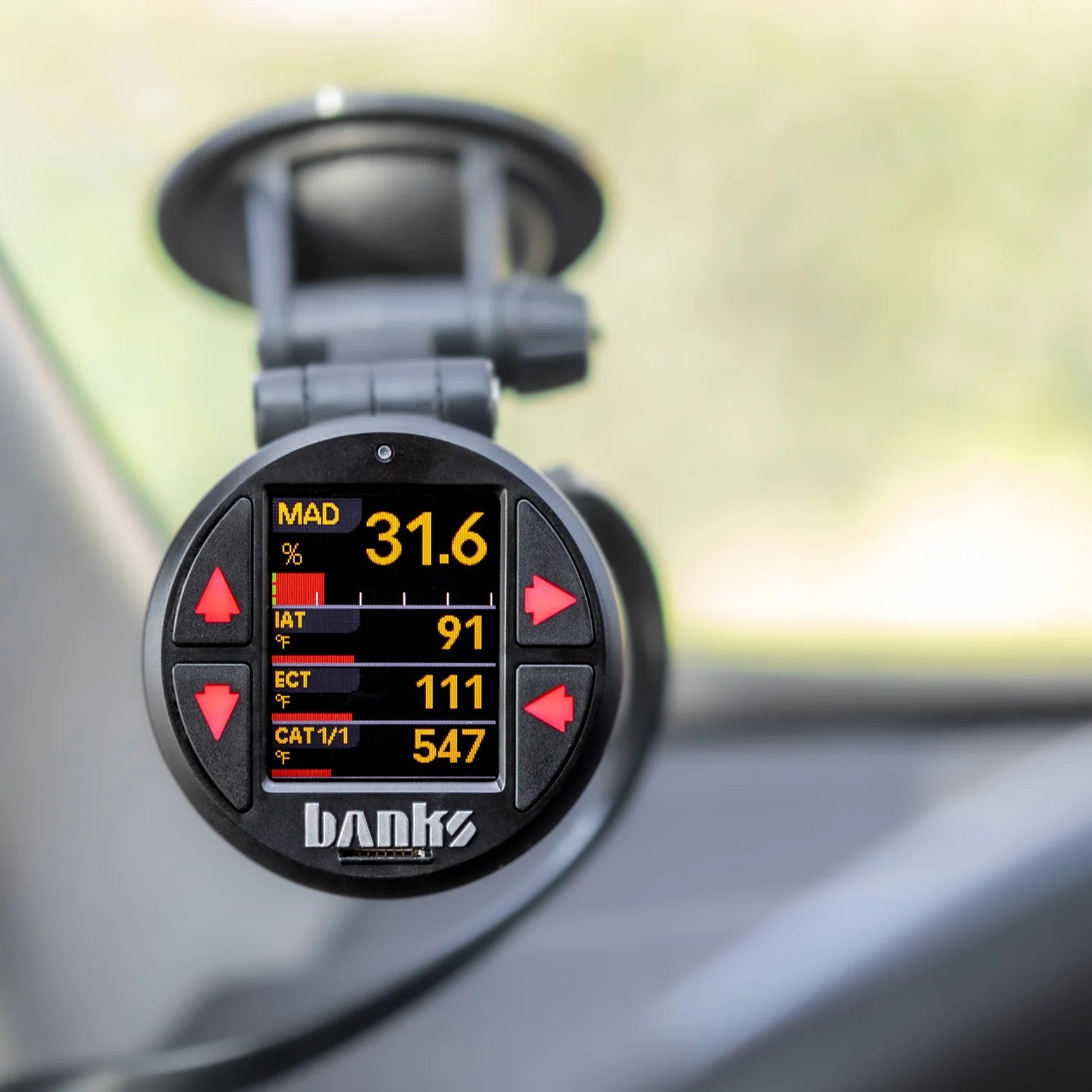 Gauge Pod Suction Mounts Single or Dual 52mm Sticky Base Suction Mounts Front View