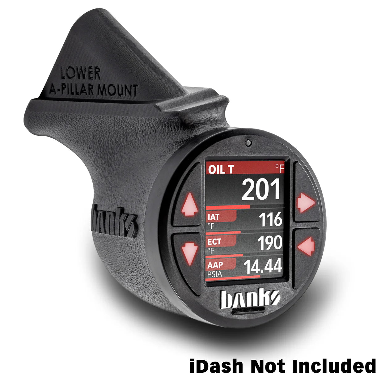 2018-2023 Jeep JL and 2020-2023 Gladiator Lower iDash Stealth Pod Mount