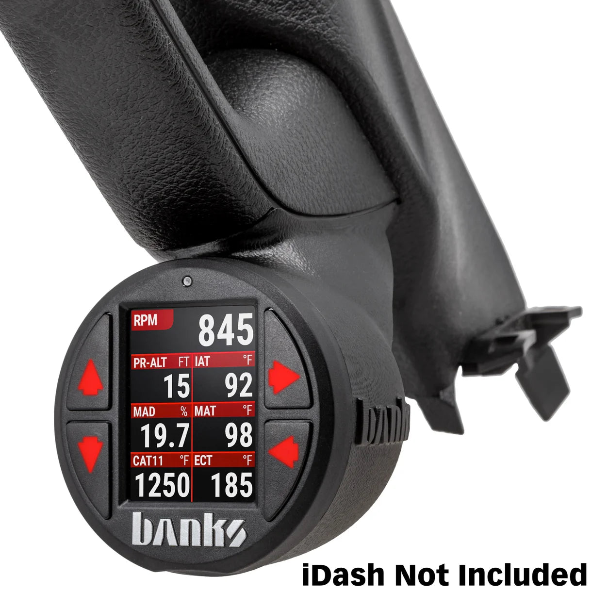 2024-25 Jeep Wrangler JL/JT iDash Stealth Pod Mount Front View