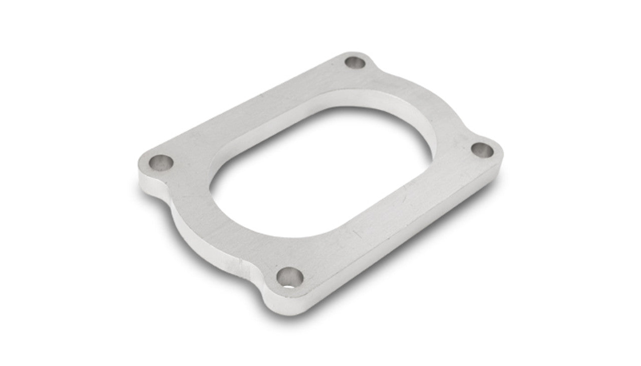 4 Bolt Exhaust Flanges - Oval Tubing Front View