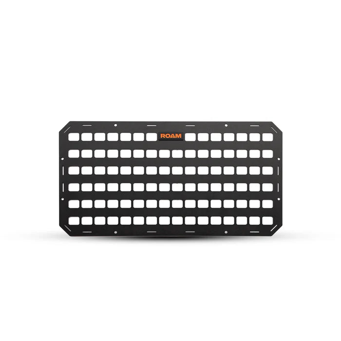 66L Rugged Case Molle Panel Front View Black