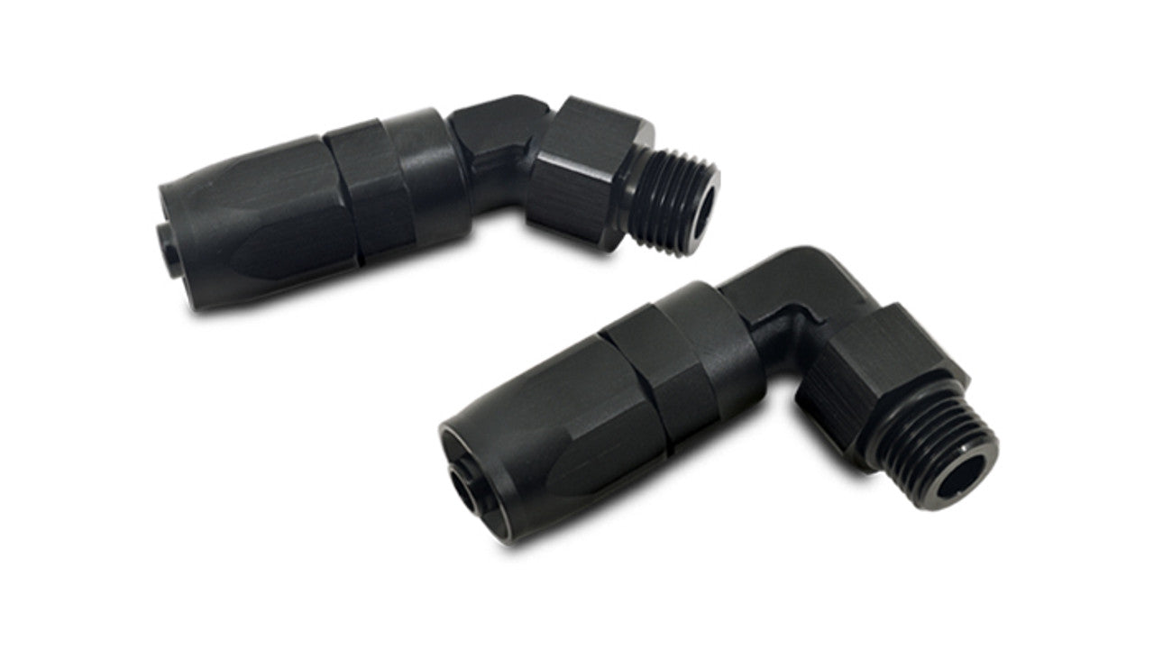 Tight Radius Forged Hose End Fittings, Male ORB Front View