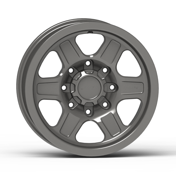 G400 Smooth Lip Wheel 18x9.0" 8 Lug Front View