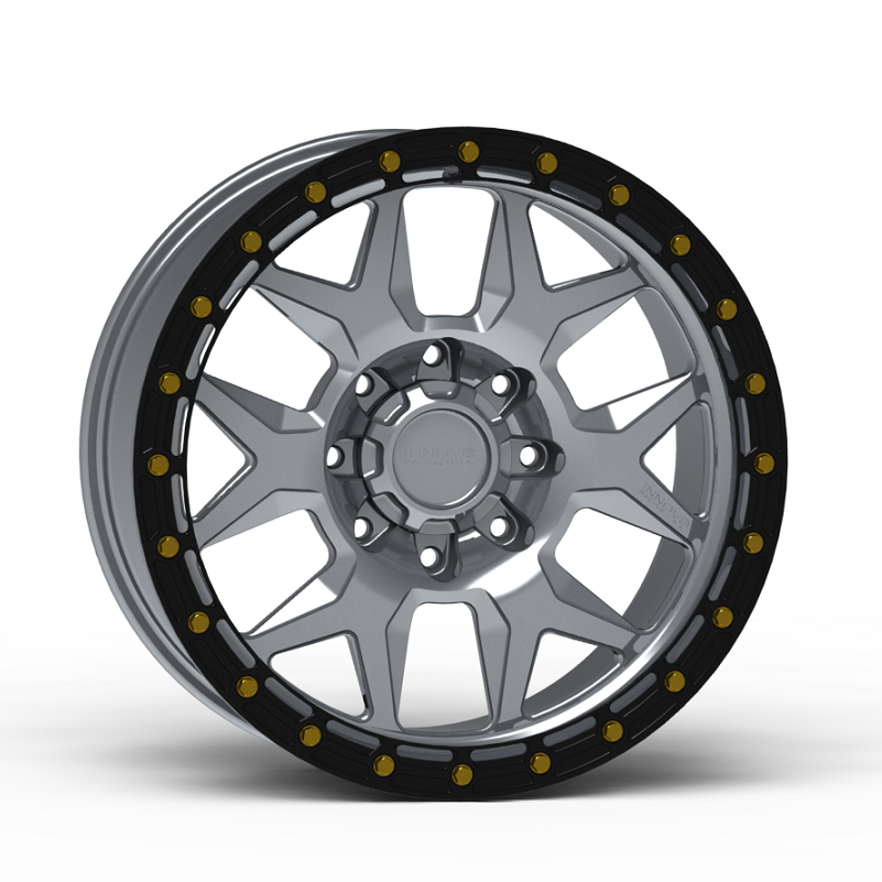 G700 Simulated Beadlock Wheel 20x10.0" 8 Lug - TechLite Ring