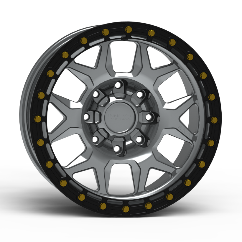 G700 Simulated Beadlock Wheel 18x9.0" 8 Lug - Standard Ring