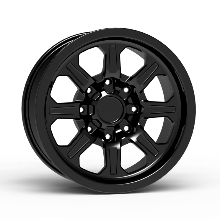 G500 Smooth Lip Wheel 18x9.0" 8 Lug Front View