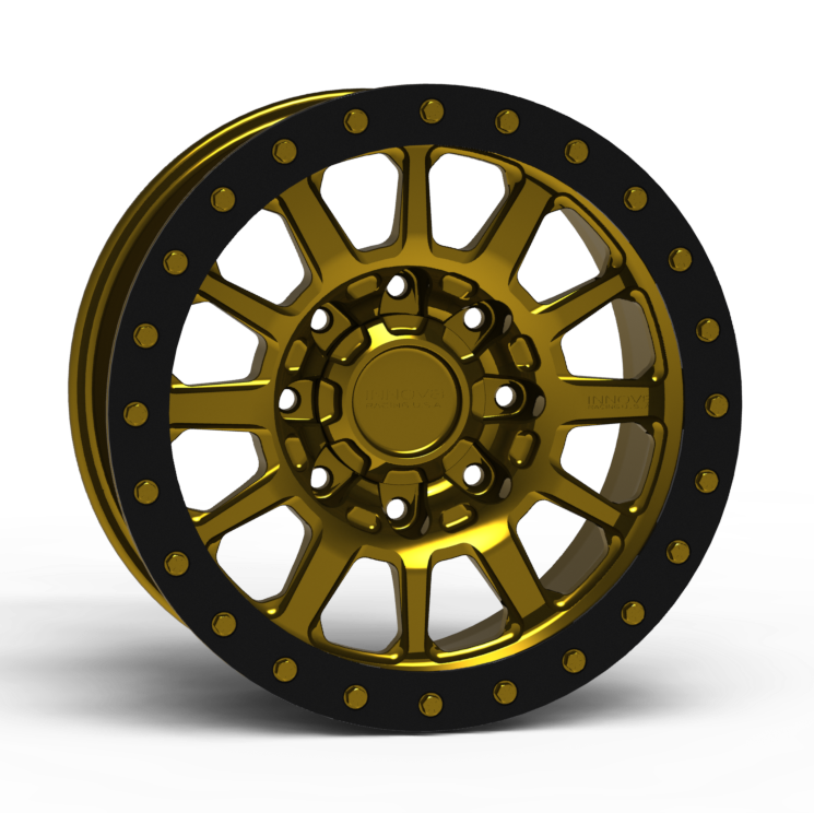 G600 Simulated Beadlock Wheel 18x9.0" 8 Lug - Standard Ring Front View
