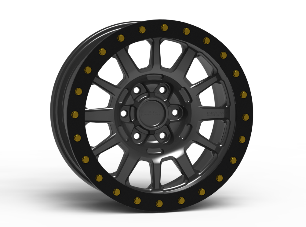 G600 Simulated Beadlock Wheel 17x8.5" 5 & 6 Lug - Standard Ring