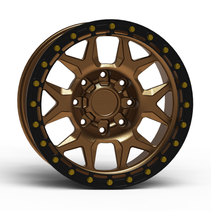 G700 Simulated Beadlock Wheel 18x9.0" 8 Lug - TechLite Ring