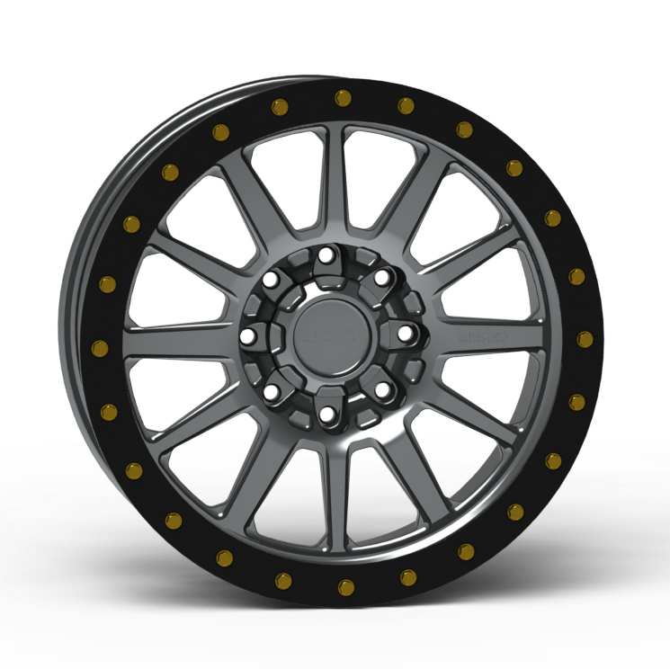 G600 Simulated Beadlock Wheel 20x9.0" 8 Lug - Standard Ring