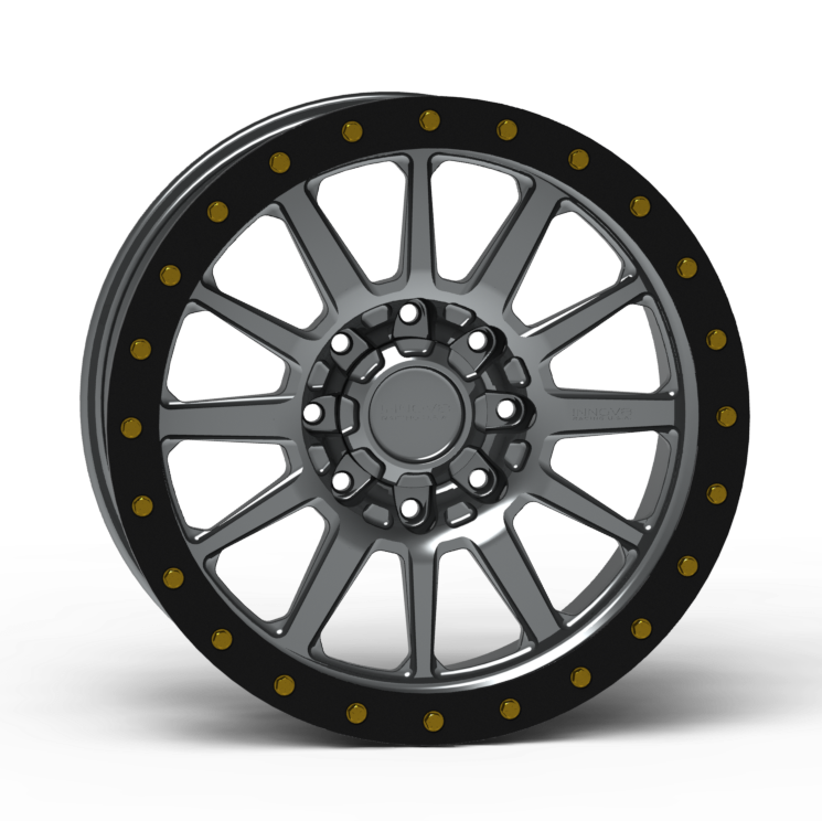 G600 Simulated Beadlock Wheel 20x9.0" 8 Lug - TechLite Ring