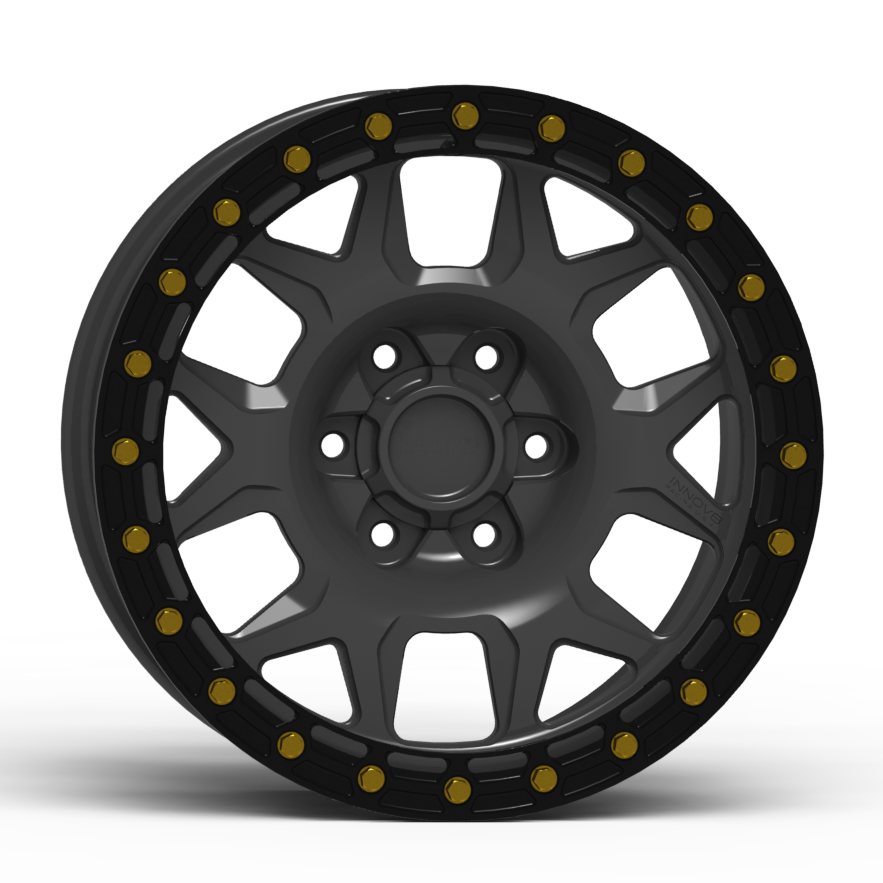 G700 Simulated Beadlock Wheel 17x8.5" 5 & 6 Lug - Standard Ring