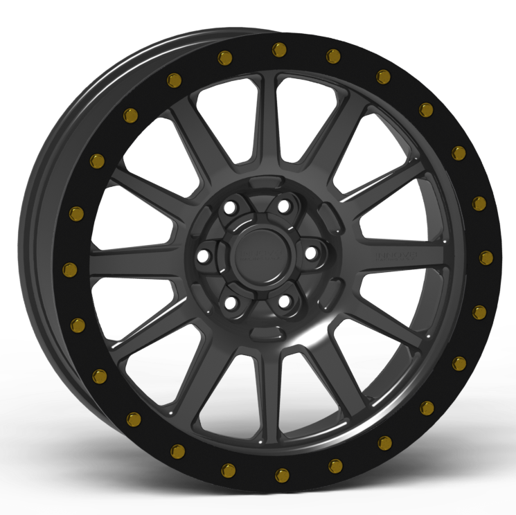 G600 Simulated Beadlock Wheel 20x9.0" 5 & 6 Lug - TechLite Ring
