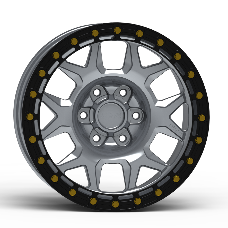 G700 Simulated Beadlock Wheel 17x8.5" 5 & 6 Lug - Standard Ring