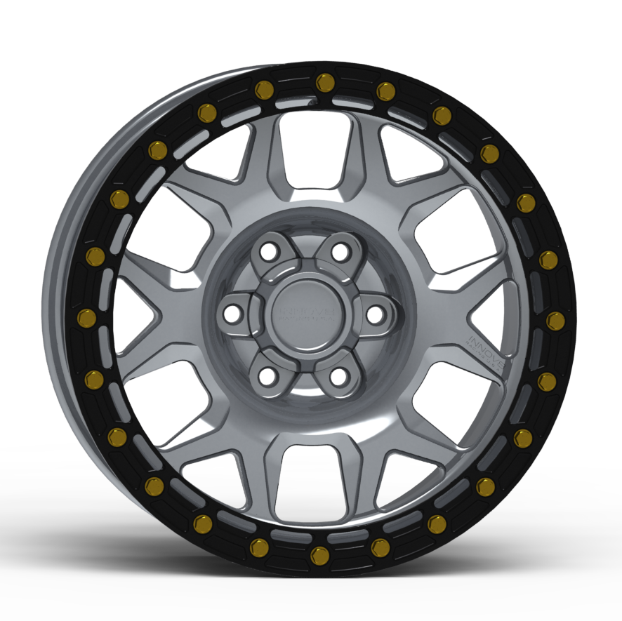 G700 Simulated Beadlock Wheel 18x9.0" 5 & 6 Lug - TechLite Ring