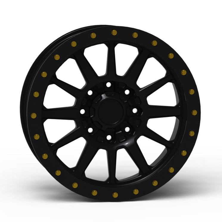 G600 Simulated Beadlock Wheel 20x9.0" 8 Lug - TechLite Ring