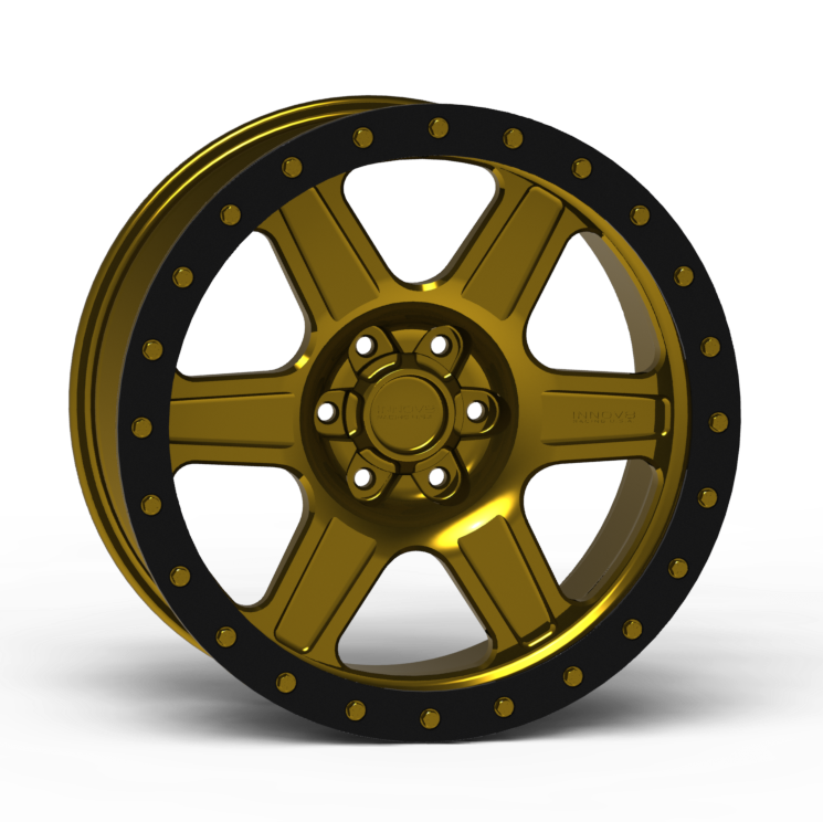 G400 Simulated Beadlock Wheel 20x9.0" 5 & 6 Lug - Standard Ring Front View