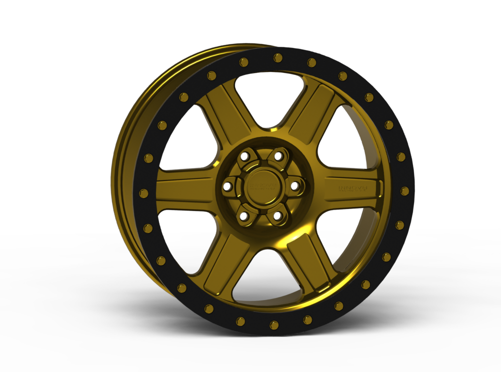 G400 Simulated Beadlock Wheel 18x9.0" 5 & 6 Lug - Standard Ring