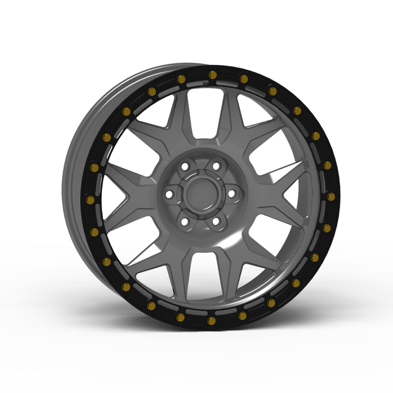 G700 Simulated Beadlock Wheel 20x9.0" 5 & 6 Lug - Standard Ring