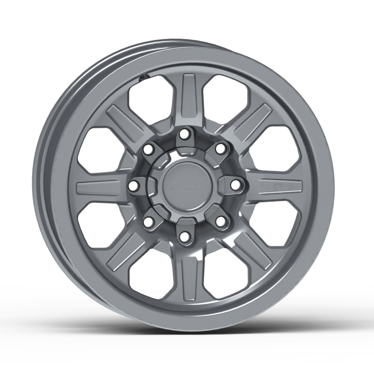 G500 Smooth Lip Wheel 17x8.5" 8 Lug Front View