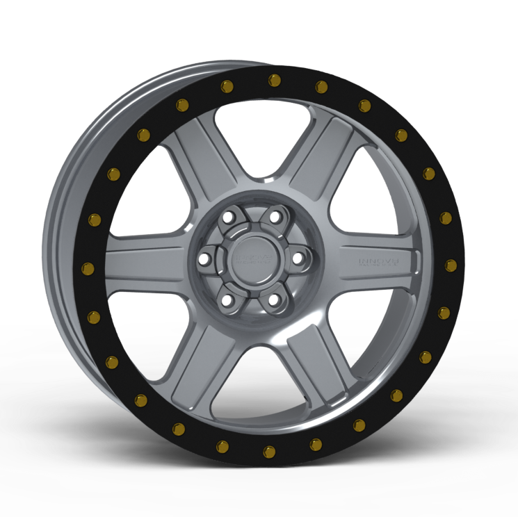 G400 Simulated Beadlock Wheel 20x9.0" 5 & 6 Lug - Standard Ring Front View