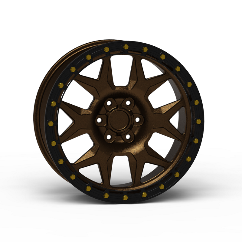 G700 Simulated Beadlock Wheel 20x9.0" 5 & 6 Lug - TechLite Ring