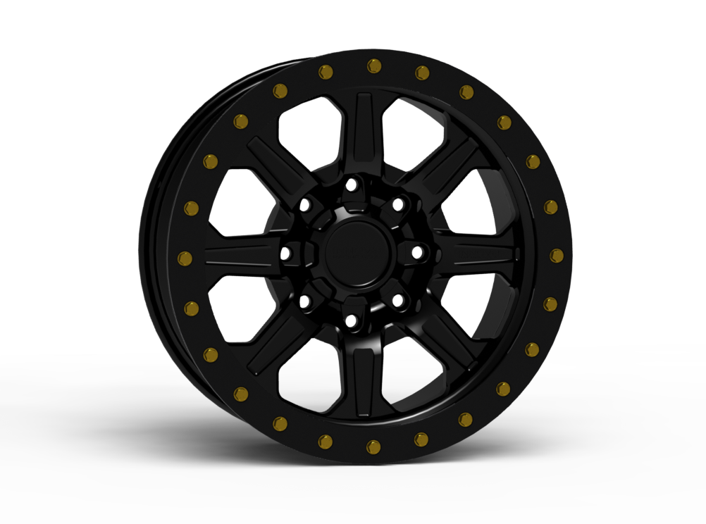 G500 Simulated Beadlock Wheel 18x9.0" 8 Lug - Standard Ring