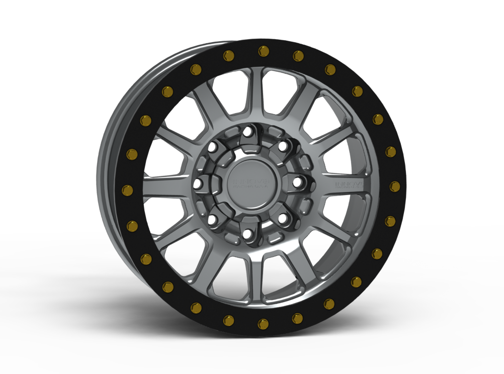 G600 Simulated Beadlock Wheel 17x8.5" 8 Lug - Standard Ring