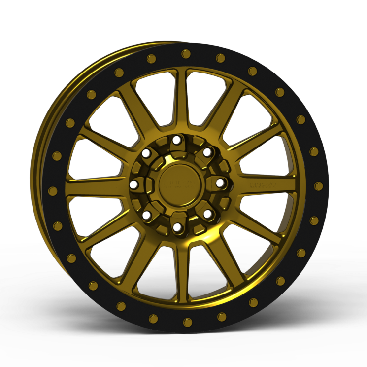 G600 Simulated Beadlock Wheel 20x9.0" 8 Lug - TechLite Ring