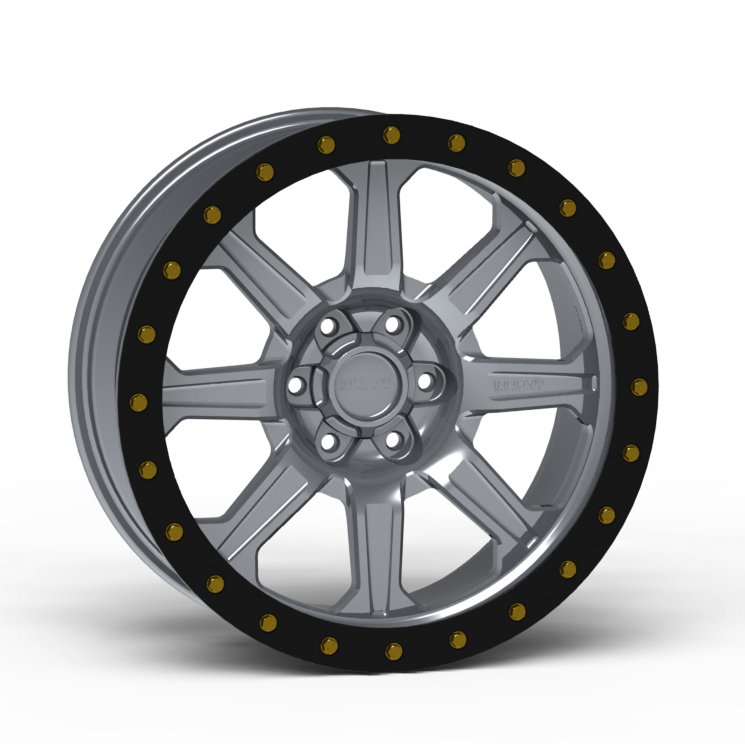 G500 Simulated Beadlock Wheel 20x9.0" 5 & 6 Lug - TechLite Ring Front View