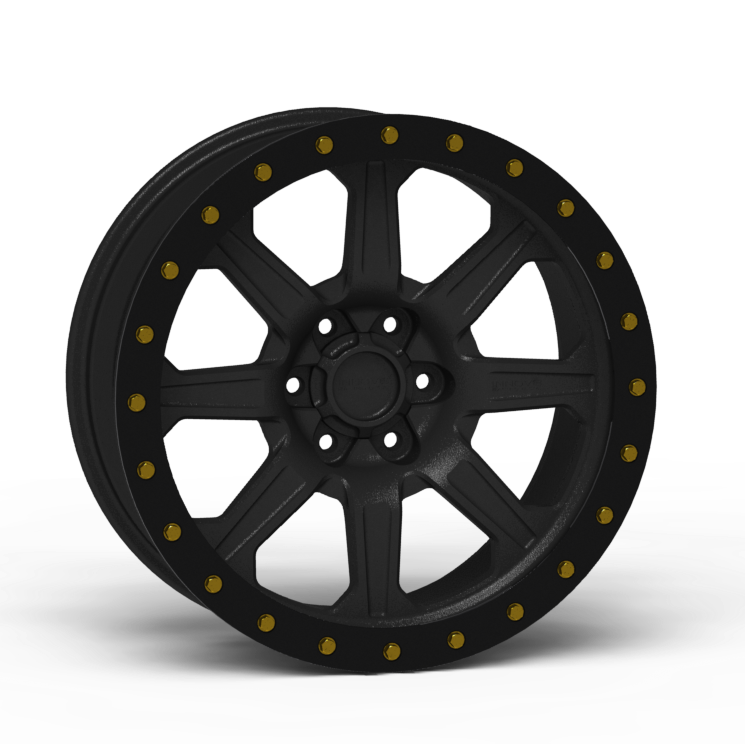 G500 Simulated Beadlock Wheel 20x9.0" 5 & 6 Lug - Standard Ring Front View