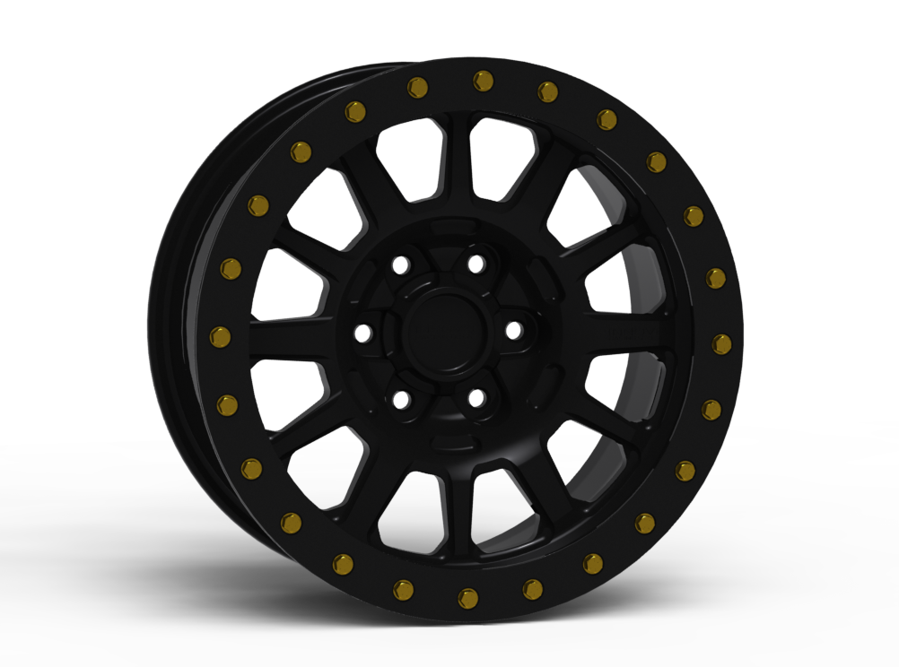 G600 Simulated Beadlock Wheel 18x9.0" 5 & 6 Lug - Standard Ring