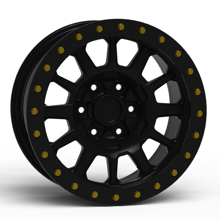 G600 Simulated Beadlock Wheel 18x9.0" 5 & 6 Lug - Standard Ring Front View