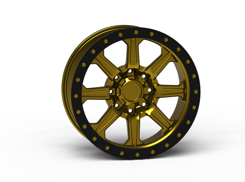 G500 Simulated Beadlock Wheel 17x8.5" 8 Lug - Standard Ring