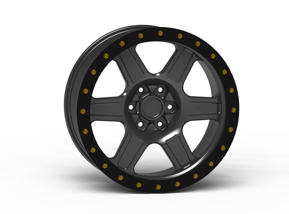 G400 Simulated Beadlock Wheel 18x9.0" 5 & 6 Lug - TechLite Ring