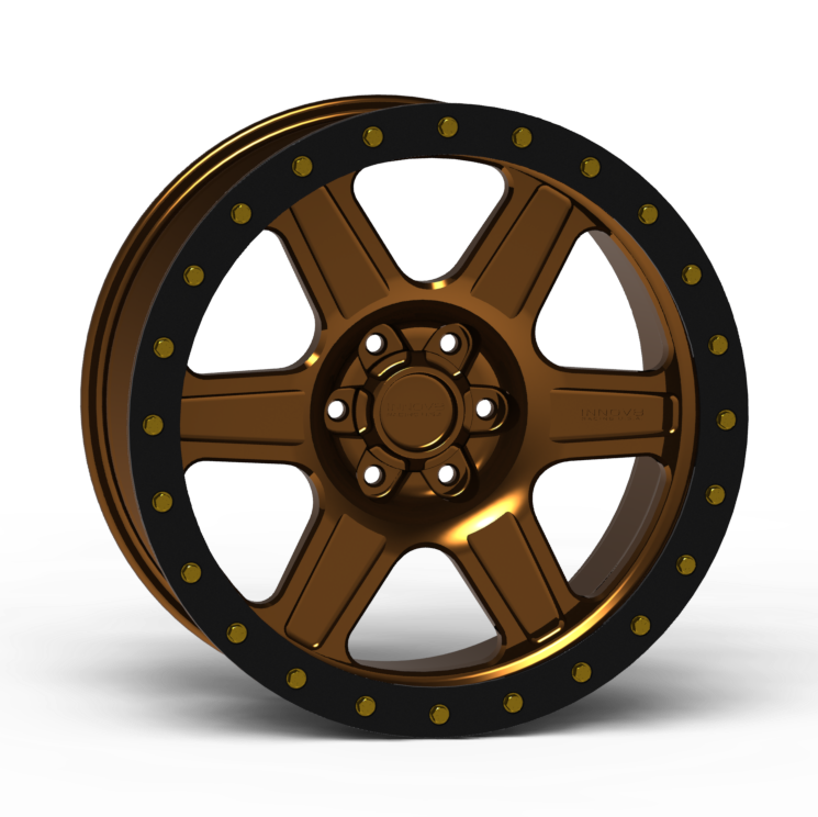 G400 Simulated Beadlock Wheel 20x9.0" 5 & 6 Lug - Standard Ring Front View