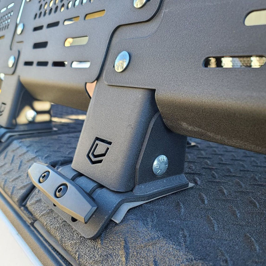 THORAX BED RACK SYSTEM- FITS DIAMOND BACK COVERS 2005-2023 TACOMA Front View