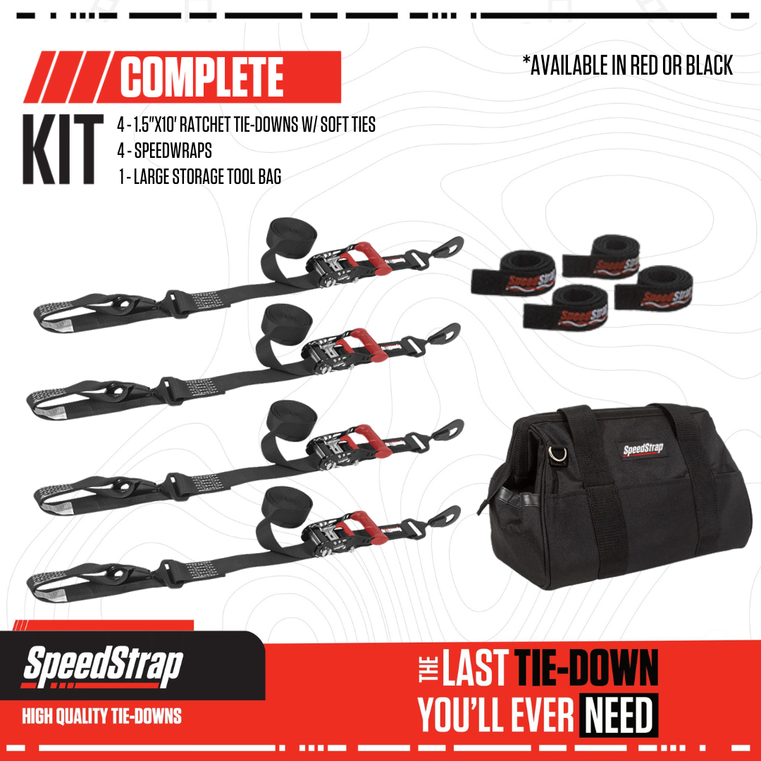 UTV Tie-Down Kit - Black