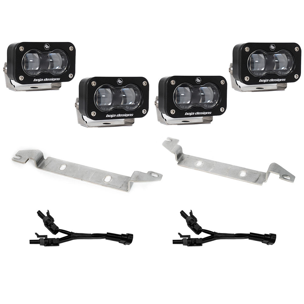 2022+ Toyota Tundra S2 SAE OEM Fog Light Replacement Kit Clear parts