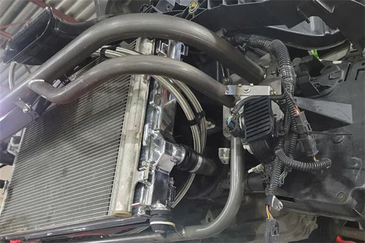 MK3 Ford Focus ST High-Performance All-Aluminum Radiator Front View