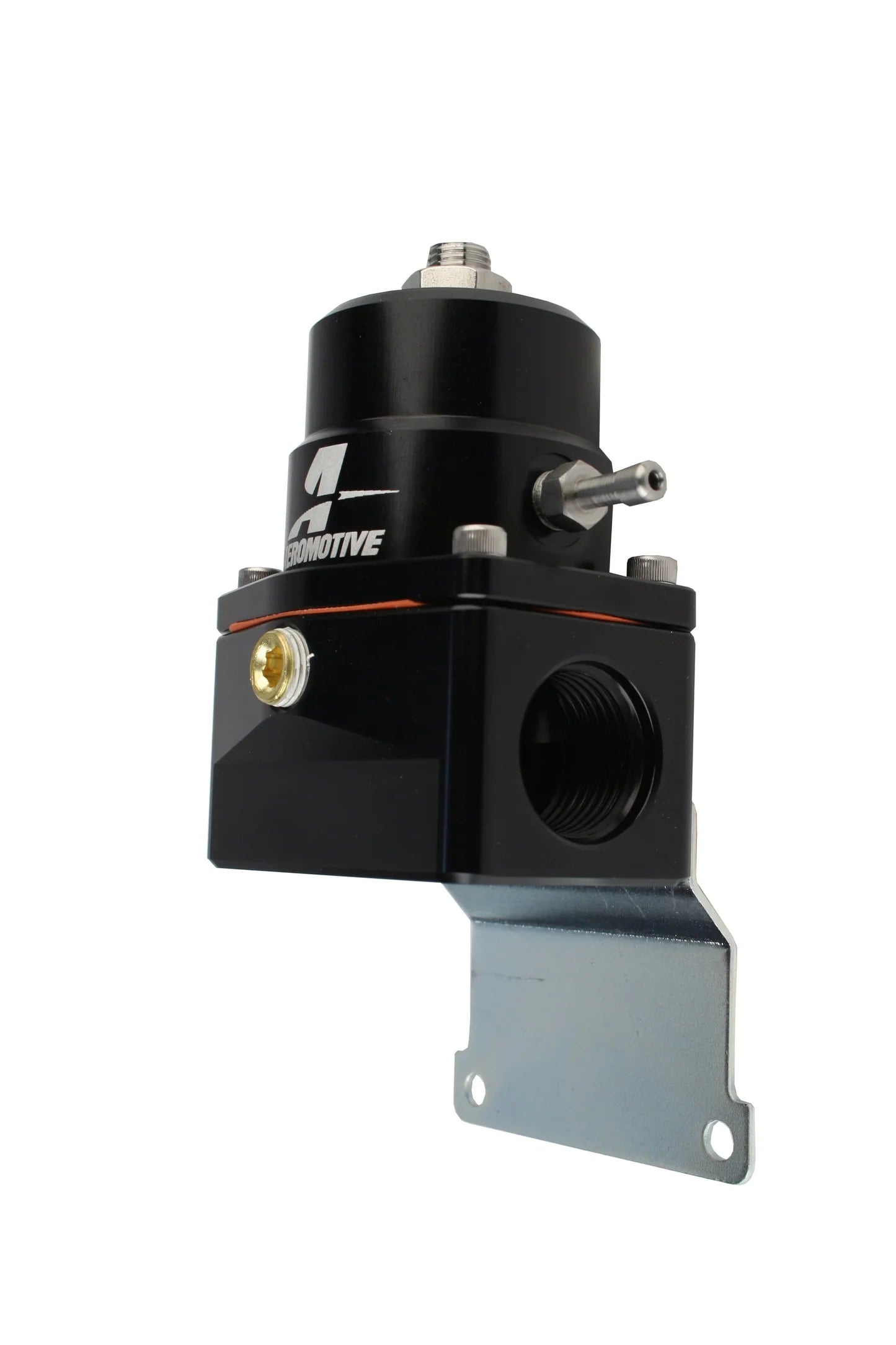 Black A1000 EFI return style Regulator Front View