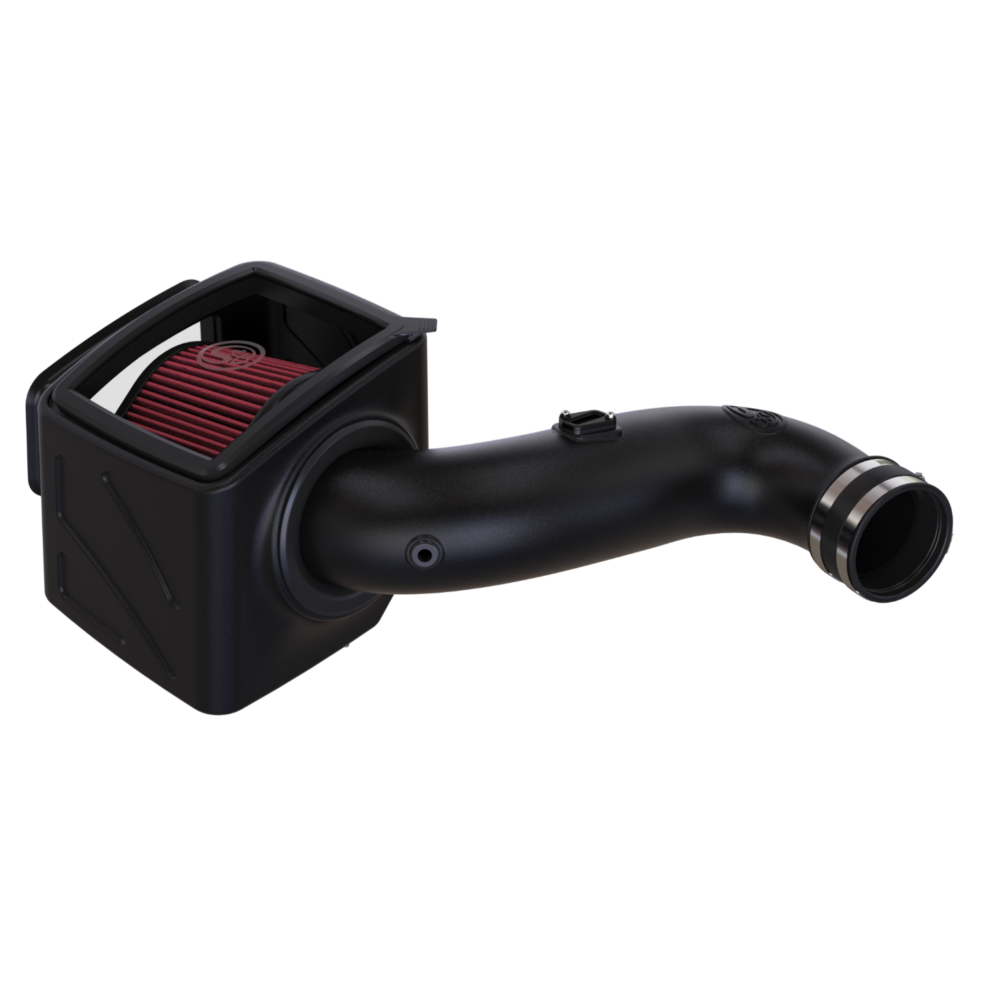 S&B Cold Air Intake for 2007-2010 Chevy / GMC Duramax LMM 6.6L Rear View
