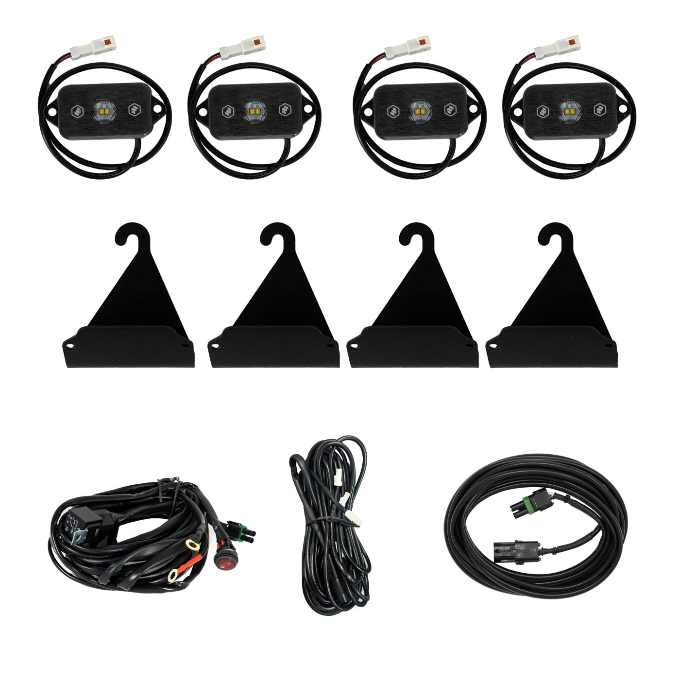 Toyota Bed Rail Cargo Light Kit Front View