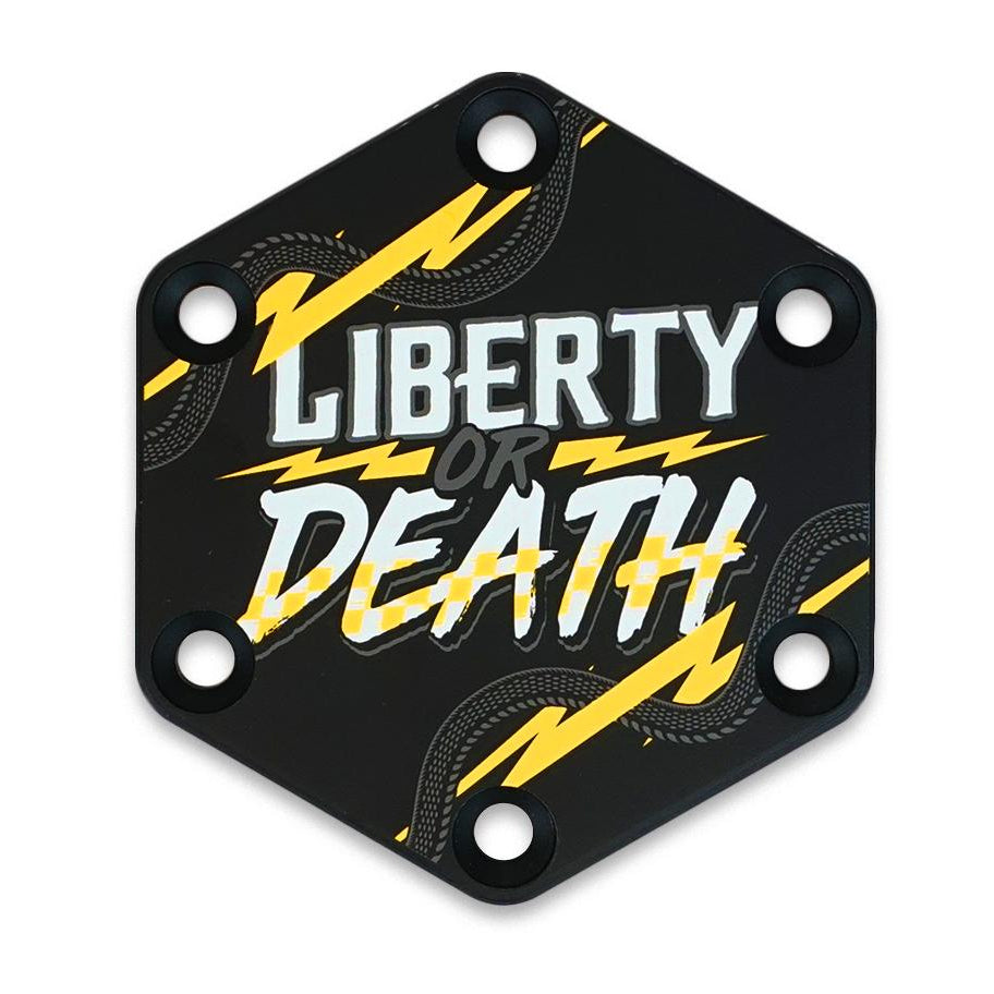 PRP Steering Wheel Center Cap (Liberty or Death) Front View