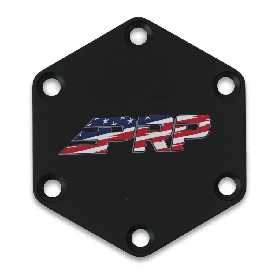 PRP Steering Wheel Center Cap (New Glory Shadow) Front View